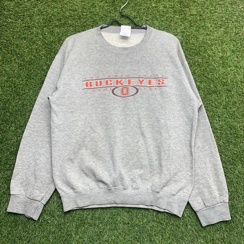 Ohio State Sweatshirt Mens Medium Crewneck Buckeyes OSU Sportswear Lee 90s